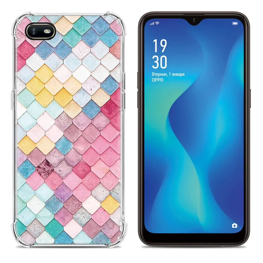8 Стильный чехол для телефона с рисунком для OPPO A1K, 6,1 дюймов, цветной рисунок, ТПУ, силиконовая задняя крышка, милый мультяшный дизайн, мягкий чехол - Цвет: 8