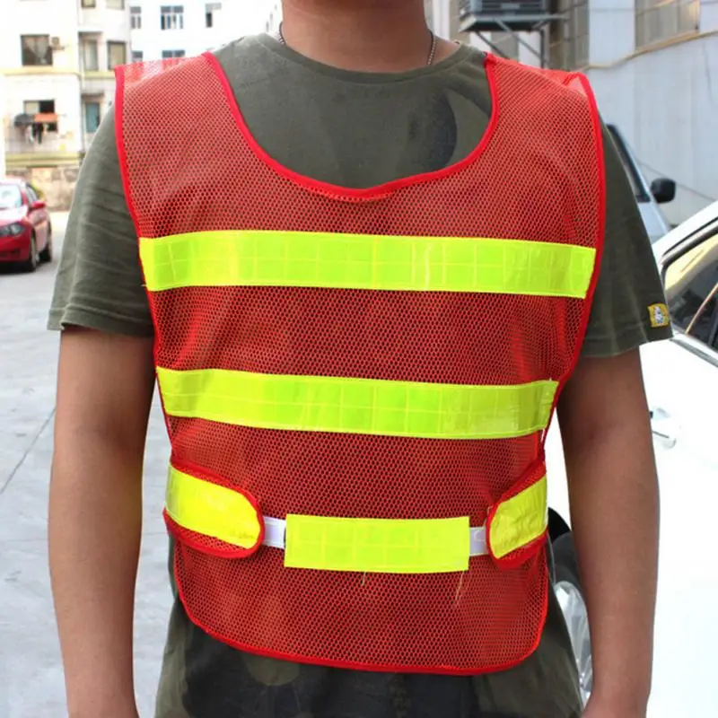 for adult Жилет Мотоцикл высокая видимость светоотражающий жилет Hi Viz жилет Предупреждение светоотражающие полосы куртка для детей - Цвет: for adult