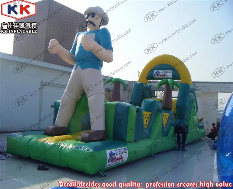 Гигантский Охотник Дизайн Раш надувной вызов препятствия|inflatable obstacle|inflatable obstacle