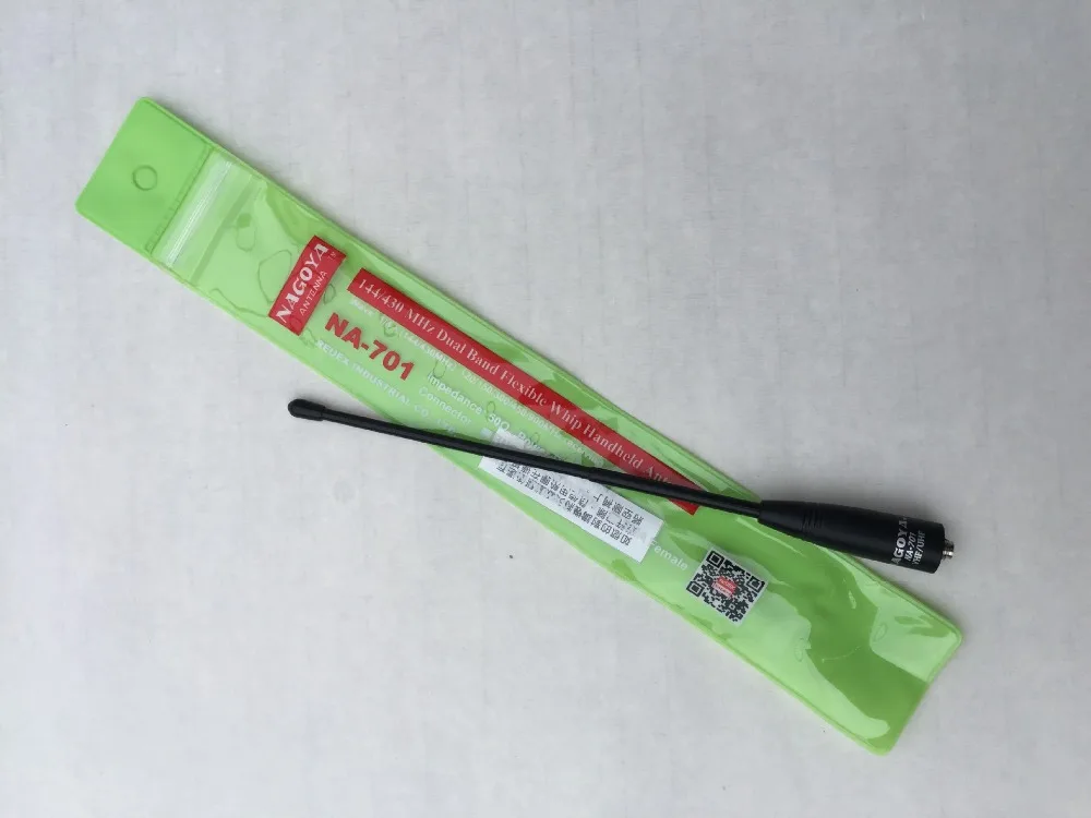 Original Nagoya NA-701 SMA-Female Dual Band 10W Antenna For UV-5R 888s H777 HYT BAOFENG PX-777 PX-888 TG-UV2 Walkie Talkie