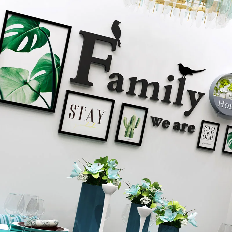 BAIUFOR Photo Frame DIY Wooden Frames Hanging Picture Collage White Black Living Room Home Decor Creative Gift | Дом и сад