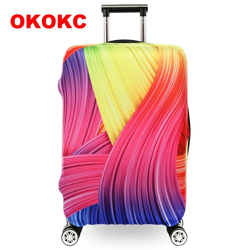 Плотный чехол OKOKC для багажа на молнии и доллар США защитный дорожного костюма