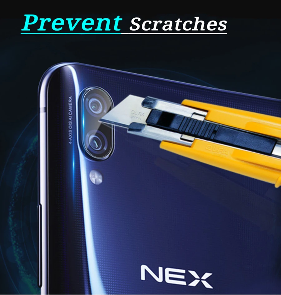 ДЛЯ VIVO V9 Youth Y85 V11i V11 Pro задняя камера Объектив Закаленное стекло для vivo NEX S X21i X21 UD X23
