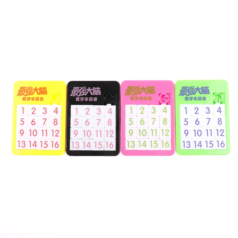 

5*7cm 3D Slide Puzzle Plastic Building Numbers Alphabets Learning Jigsaw Game Toys Children's Educational Toy Puzzles Gift