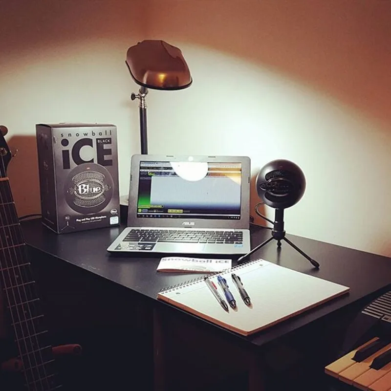 Конденсаторный кардиоидный микрофон Blue Snowball ice USB для компьютерной записи и литья