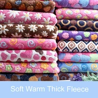 blanket soft flannel fabric double faced 160cm45cm fleece warm baby plush bedsheet cloth sofa cover material