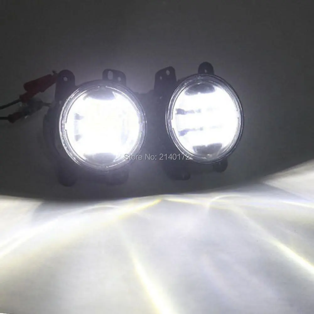 H4 to H13 7 inch Round LED Headlight for Jeep Wrangler JK CJ Hummer High/Low Dual Beam + Black 4inch Front Fog Light | Автомобили и