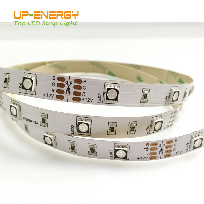 5050/5050RGB Гибкая светодиодная подсветка 30 светодиодов/водить 60leds DC12V/24