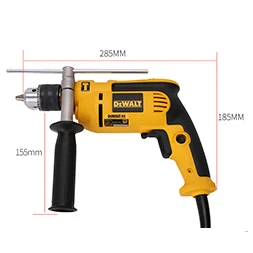 DeWalt электроинструмент DWD024 DWD025K электрическая Ударная дрель настенный сверлильный светильник регулировка скорости вспышки светильник Ударная дрель