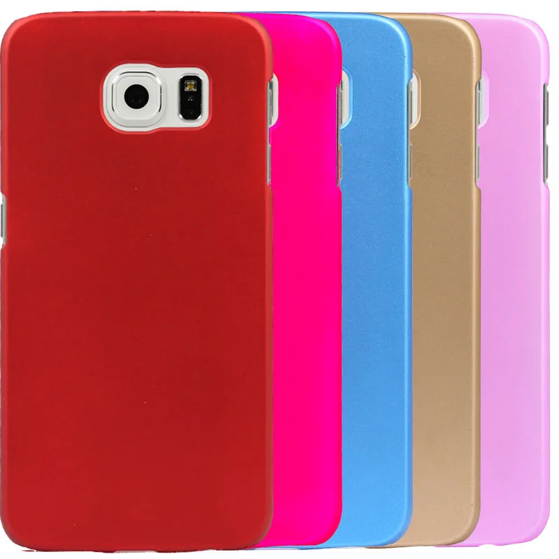 Простой цветной жесткий чехол для телефона из ПК Samsung Galaxy S3 S4 S5 S6 S7 S8 Edge Mini Neo SIII A3 A5
