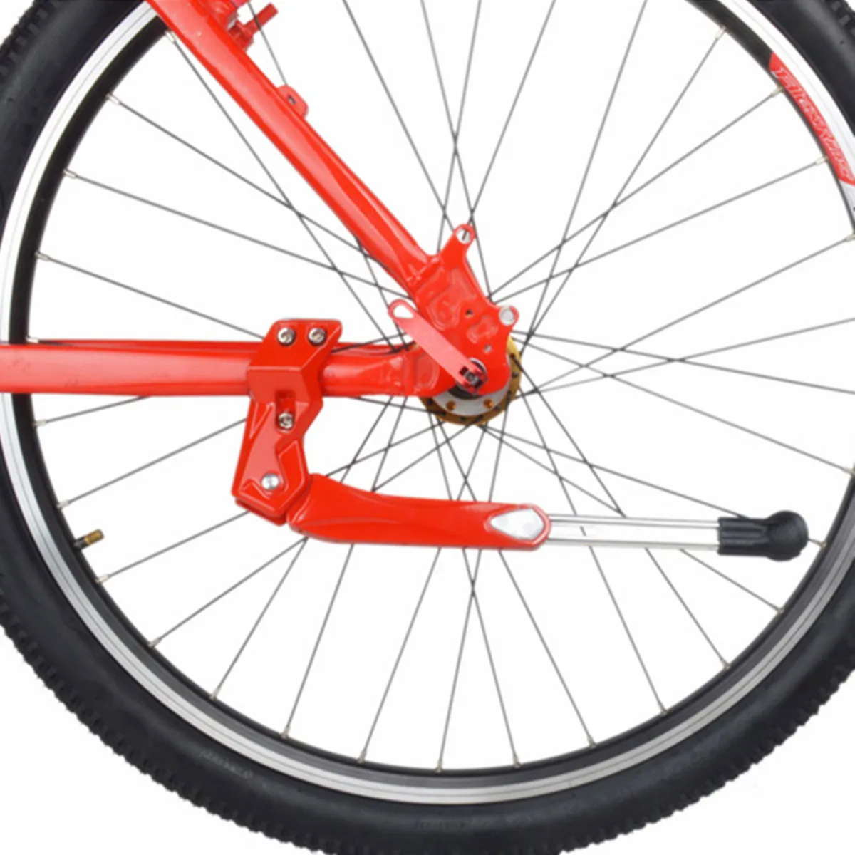 Outerdo Adjustable Bike Parking Rack Cycling Side Kickstand Heavy Bicycle Prop Side Rear Kick Stand for 24"& 700c Bicycle
