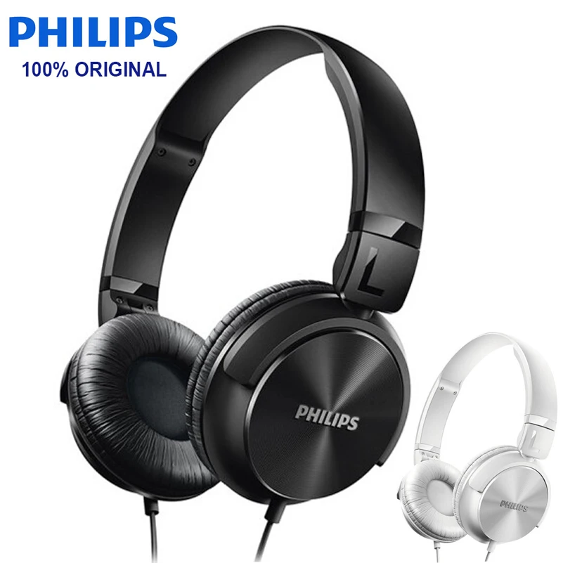Проводные Наушники Philips SHL3060 с поддержкой мультифильмов и стерео басов