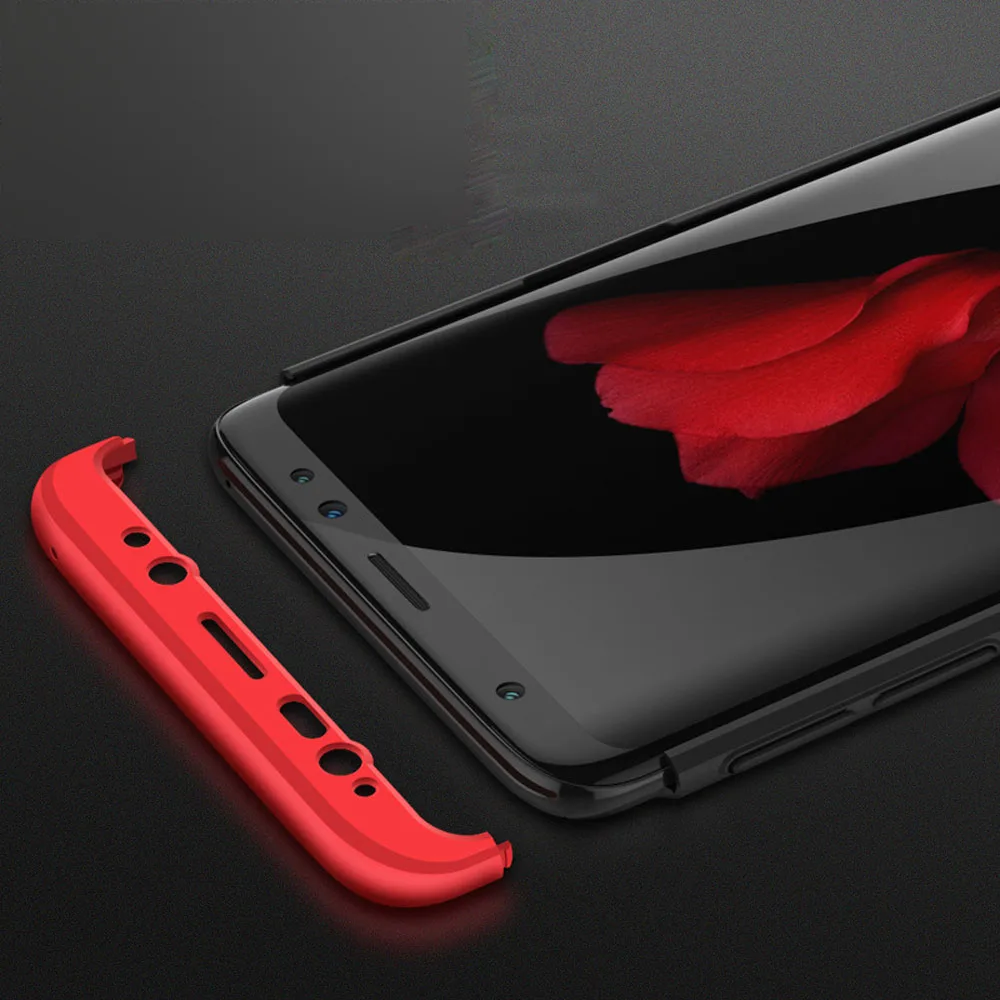 Чехол для Samsung Galaxy S9/S9 + Plus полностью защитный гибридный чехол 3 в 1 Полное покрытие