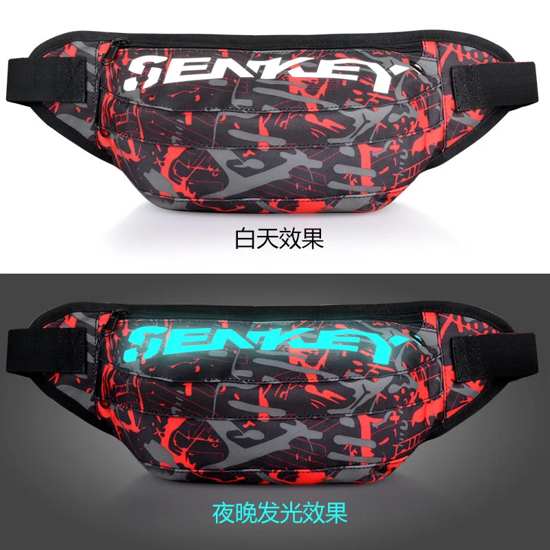 

Men's Laser Rainbow Color Shinny Fluresence LED light Chest Bag