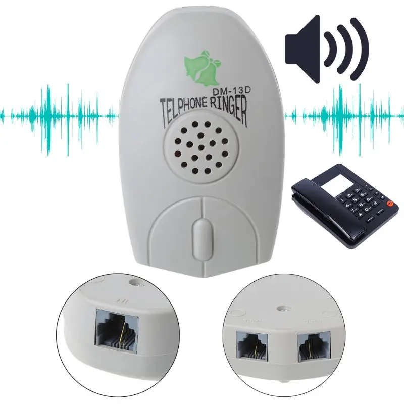 Amplifier Landline Phone Bell Ringer Extra Loud Telephone Ring For The Old Elder | Компьютеры и офис