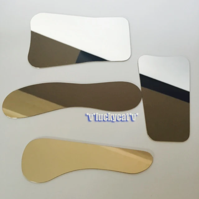 

4pcs Dental Clinic Stainless steel Photographic Mirror + 10PCS Dental T-Shape Intraoral Cheek Lip Retractor Opener New