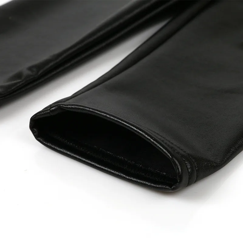 Штаны из искусственной кожи для девочек-подростков детская одежда Осенние