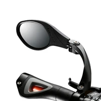 bicycle mirror mtb road bike safety rear view mirror with reflective strip stainless steel lens bike handlebar rearview mirrors