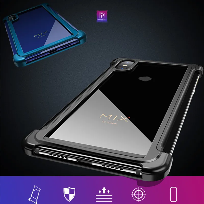 Для Xiaomi mi x 3 просто вставьте Алюминий металлический бампер тонкая задняя крышка чехол