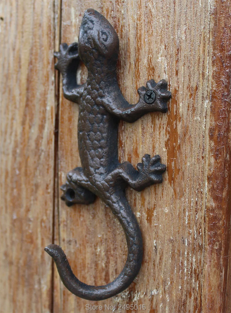 Чугунный крючок Gecko бытовой для хранения коллекционные крючки ключей