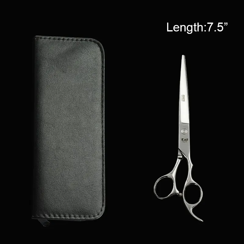 1pc-7.5inch-case Парикмахерские ножницы " /6,5"/" /7,5"/", филировочные ножницы, профессиональные ножницы для волос, стильные инструменты для парикмахерских или собак - Цвет: 1pc-7.5inch-case