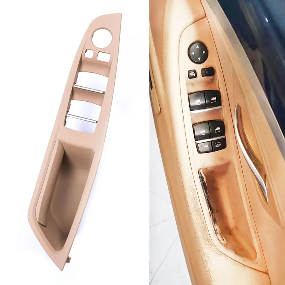 4/7 шт. натуральная кожа правый руль RHD для BMW 5 серии F10 F11 мокко Автомобильная