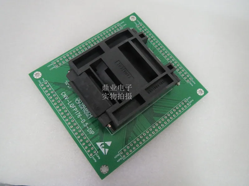 Раскладушка LQFP176/DIP176 QFP176 TQFP176 CNV-LQFP176-0.5-DIP YAMAICHI 0 5 мм IC Сжигание сиденья адаптер