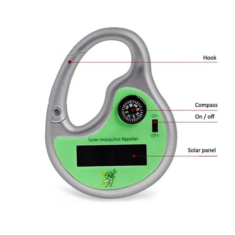 

Mosquito Repellent Solar Powered Outdoor Hook Ultrasonic Killer Insect Mosquito Compass Fly Trap Garden Yard Insect Repeller Hot