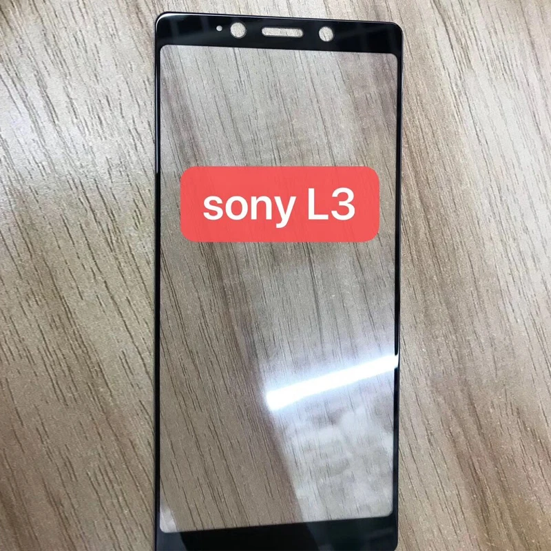 Закаленное стекло с полным покрытием для Sony Xperia L3 2 шт. Защитная пленка экрана I3312