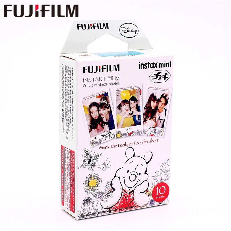 Fujifilm 10 листов Instax Mini Winnie pooh honey bear мгновенная пленка фотобумага для 8 7s 25 50s 90 9