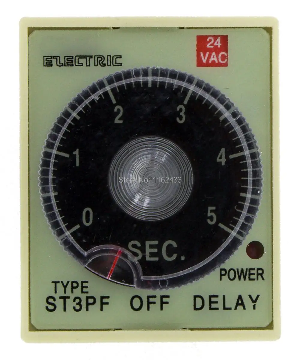 ST3PF 5S выключение SPDT реле времени AC 220V 110V AC/DC 24V 12V Таймер задержки|timer switch|timer relaytimer