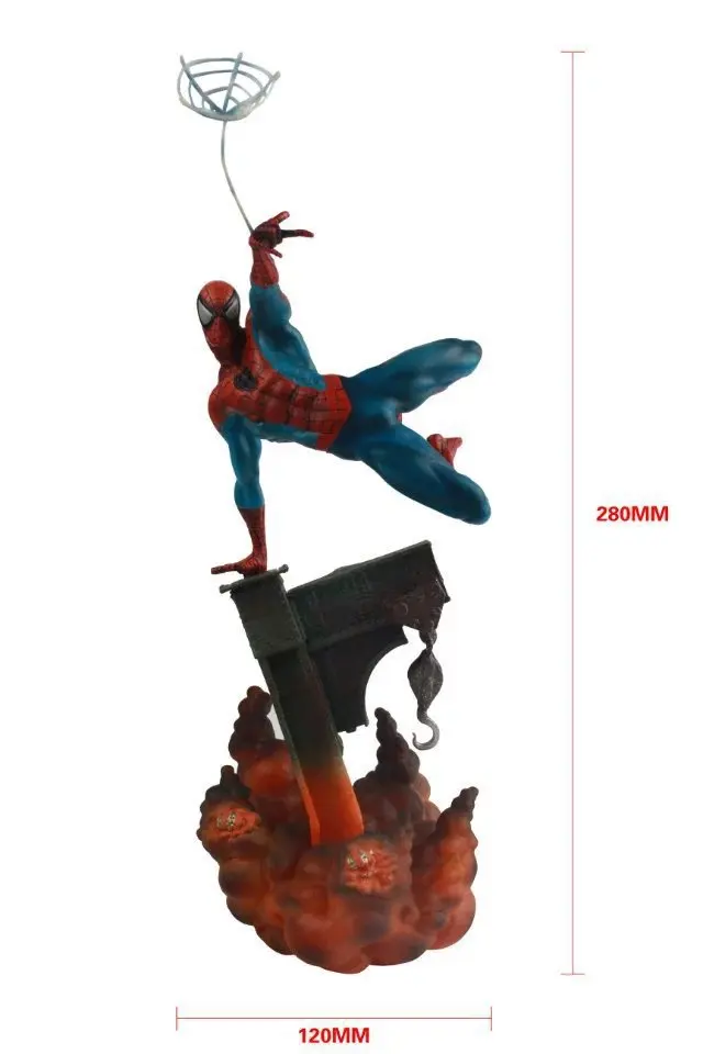 Фигурка Человека-паука из фильма Marvel черная статуя человека-паука 3 и | Игрушки