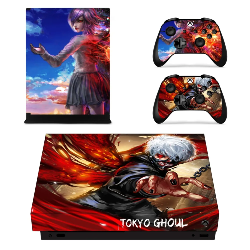 Аниме Tokyo Ghoul Лицевая панель консоль и наклейка на контроллер для Xbox One X |