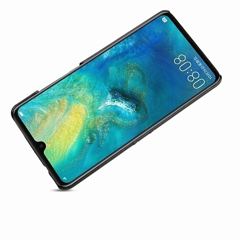 Чехол для huawei mate 20 тканевый комбинированный высококачественный кожаный Слот