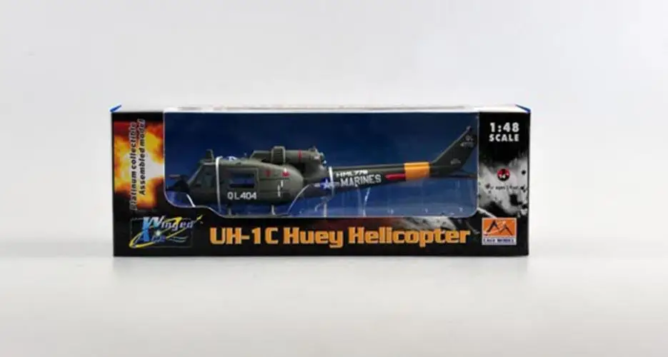 Морской пехоты США колокол UH 1C Iroquois Huey 1/48 вертолет diecast easy model| |