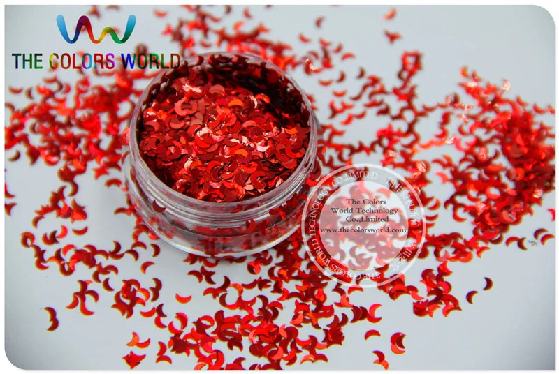 12 голографическая Форма Луны блестки для украшения ногтей и других