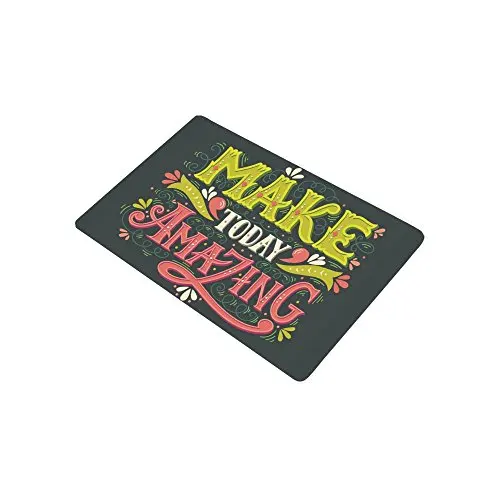 : Антискользящий коврик для двери домашний декор Вдохновляющие мотивирующие