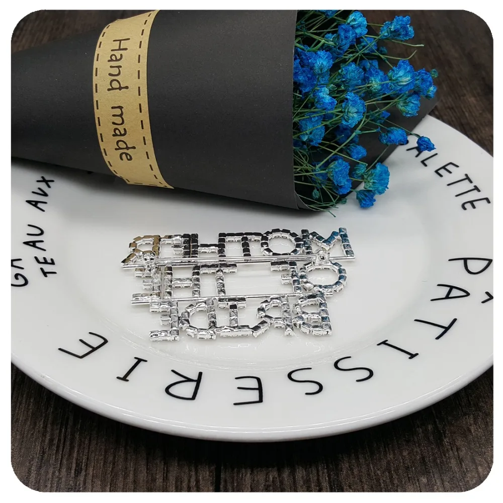 Хрустальная Свадебная тематическая бижутерия подарок Мать Невесты брошь