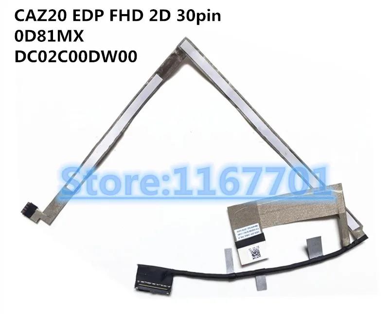 

New Original Laptop/notebook LCD/LED/LVDS cable for Dell Latitude E7480 7480 CAZ20 EDP FHD 2D 30pin DC02C00DW00 0D81MX