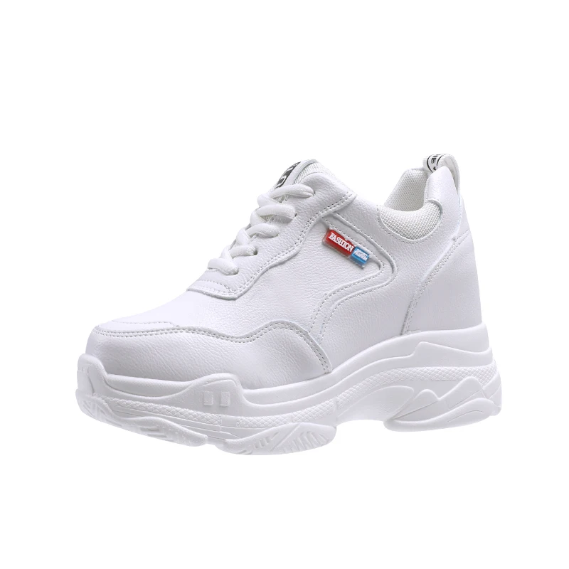 Fujin/Женская обувь на платформе с высокой подошвой Лоферы Сезон весна осень