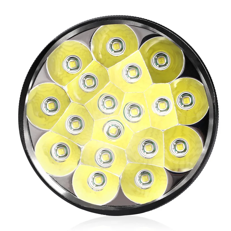 18T6 LED Tinhofire супер яркий 45000LM 18/21/24/28 x CREE XMLT6 светодиодный вспышка светильник фонарь Тактический светильник 4x18650/26650 Батарея - Испускаемый цвет: 18T6 LED