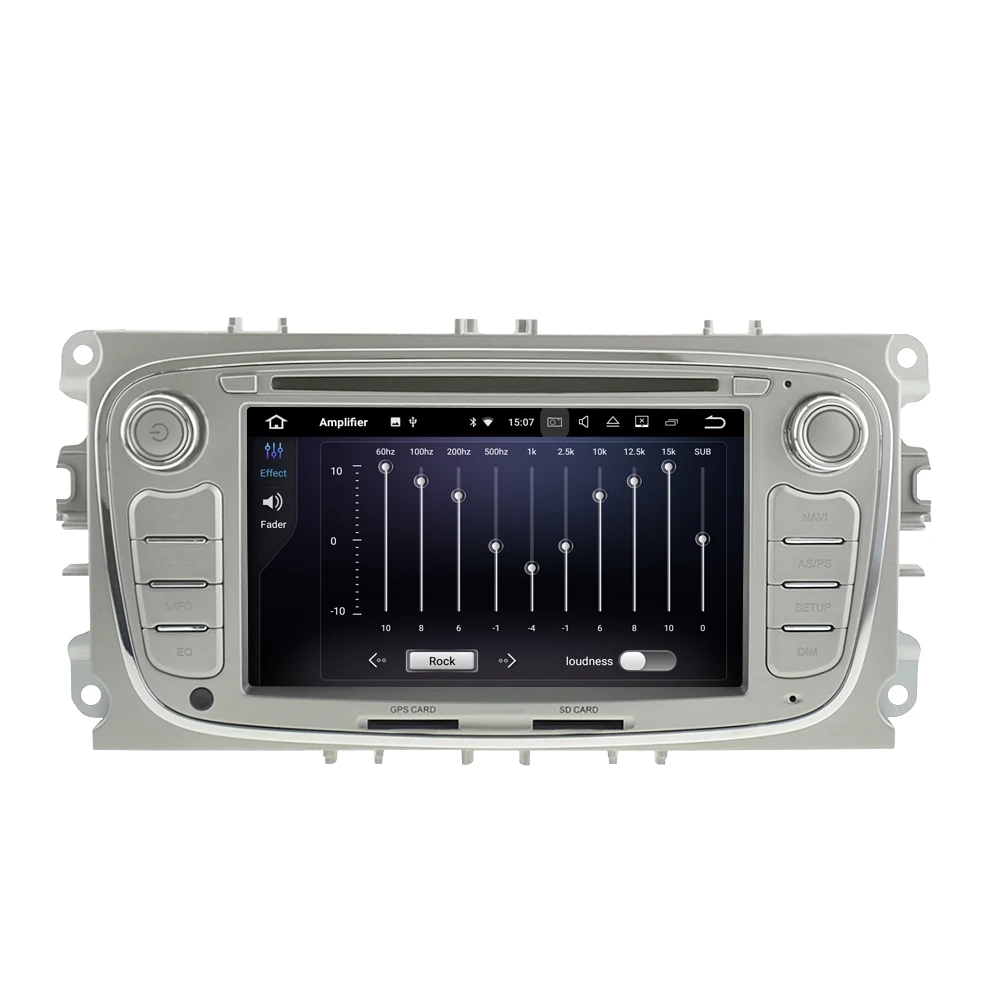 Восьмиядерный Android 9,0 автомобильный Радио gps Навигация стерео для FORD Focus 2 2008-2010 Mondeo S-MAX Авто Аудио Ram 4g 64g