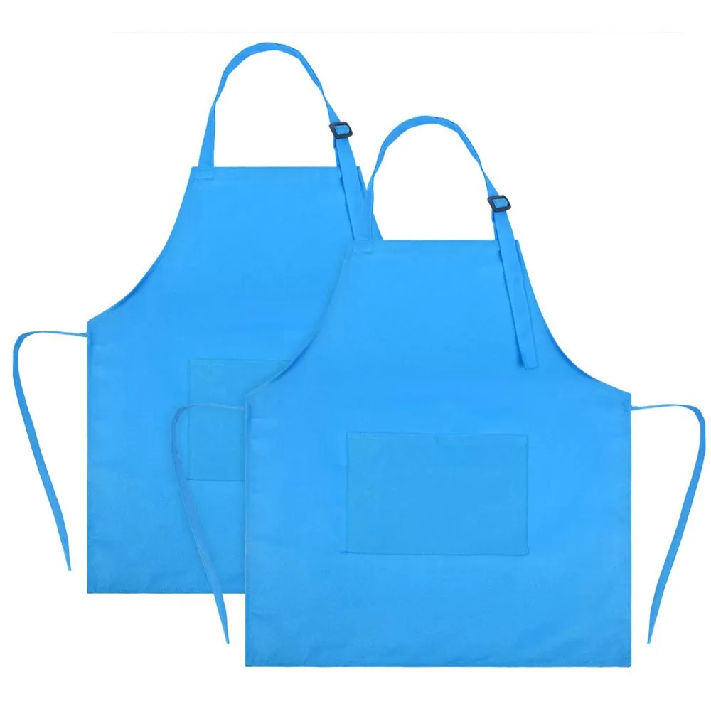 Детский фартук с передним карманом SINLAND оптовая продажа шеф повара для