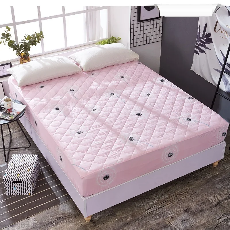 Colchas de cama стеганые Наматрасники с принтом, защищенные покрывала для кровати 1,8 м/1,5 м, противоскользящая Пылезащитная крышка, не скатывается, не выцветает - Цвет: Matress Cover-05