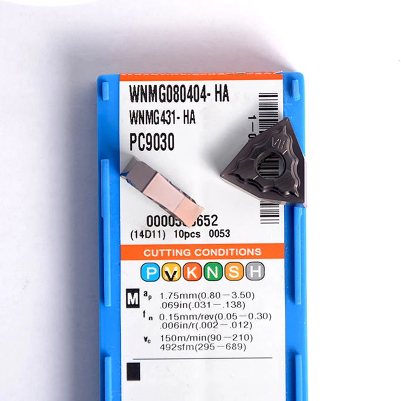 10 шт. WNMG080408 WNMG080404 HA PC9030 карбидные фрезерные Вставки токарный станок с ЧПУ Резак