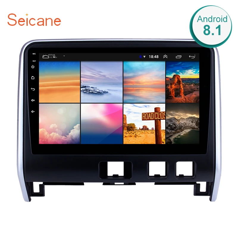 Автомобильный мультимедийный плеер Seicane 2DIN Android 8 1 Wi Fi GPS радио Bluetooth для Nissan Serena 2016
