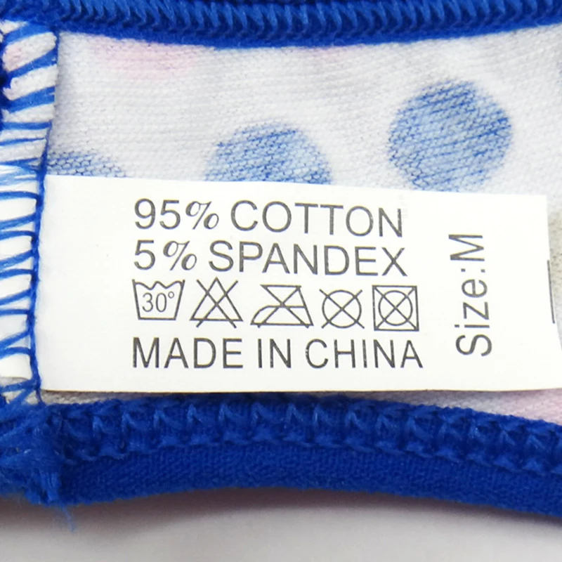 Женские стринги G String сексуальные хлопковые модные трусы в горошек с принтом