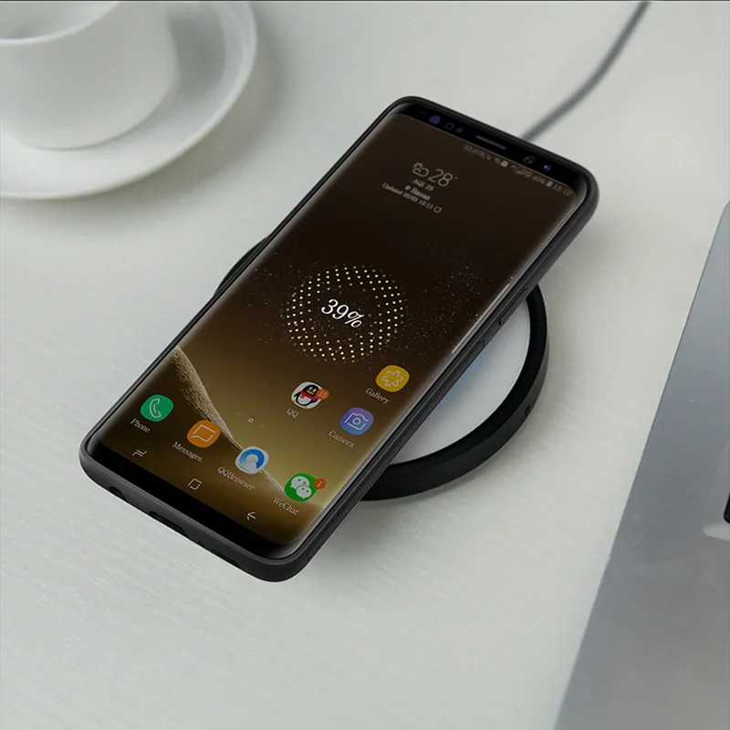 Магнитный чехол Nillkin для Samsung Galaxy S9 Plus задняя крышка из ТПУ с защитой от отпечатков