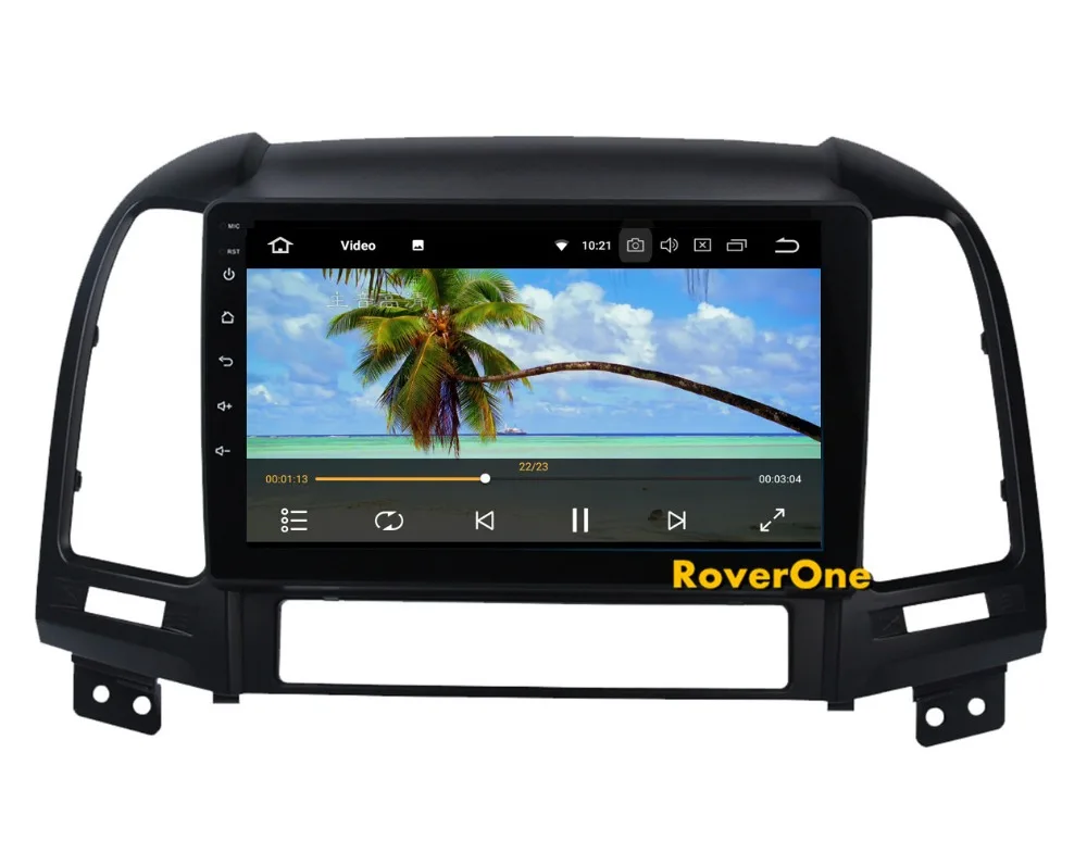 Восьмиядерный Android 9,0 Автомобильный мультимедийный плеер для hyundai Santa Fe SantaFe 2006-2011 Радио Стерео gps навигация Navi без DVD