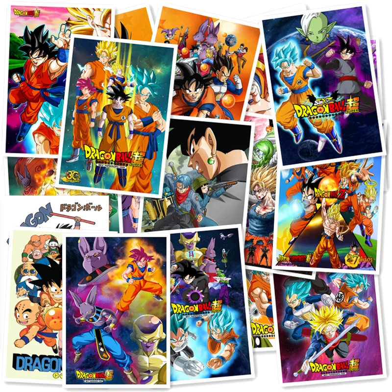 A1 6 # Dragon Ball 20/шт ПВХ серия стикер домашний декор холодильник Стайлинг настенный